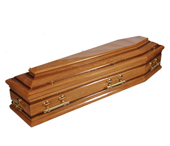 Seamus Feehily Coffin Italian Roped Edge Two Tone Solid Oak
